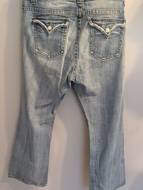 Vigoss Distressed Bootcut Jeans Size 20 Flap Pocket Y2K